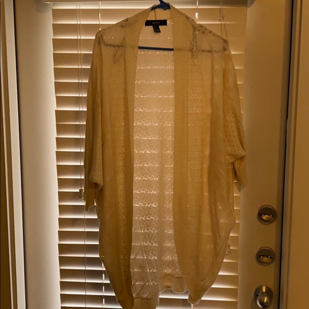 Cream cardigan
